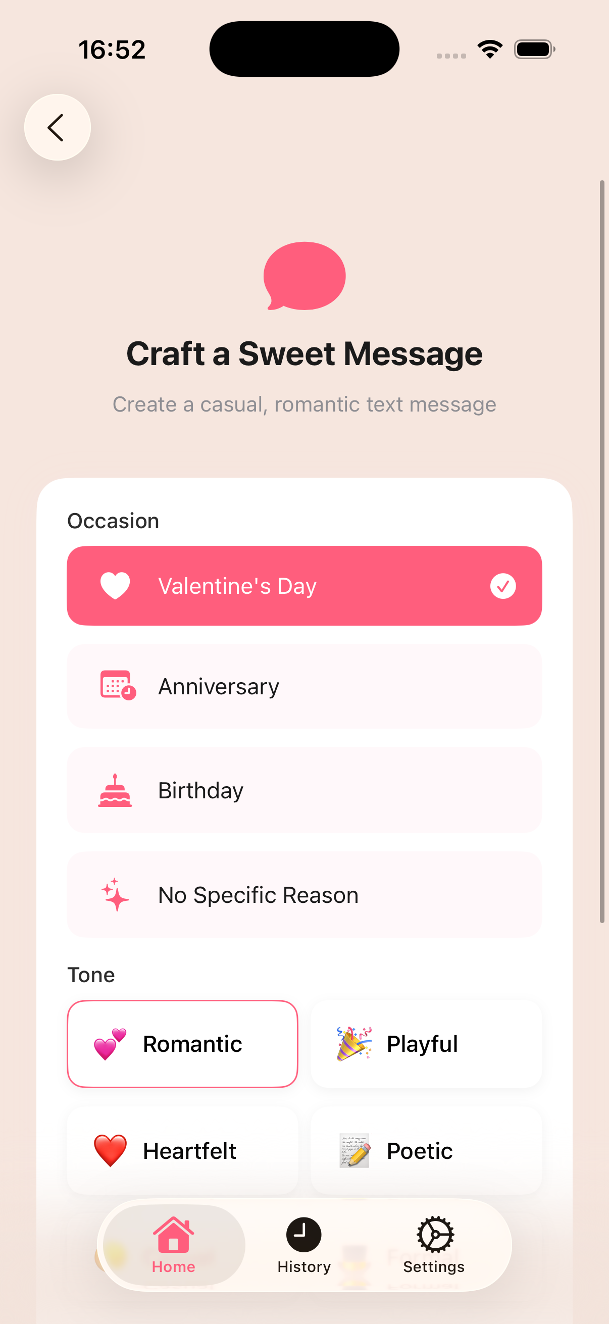 Generate Your Message